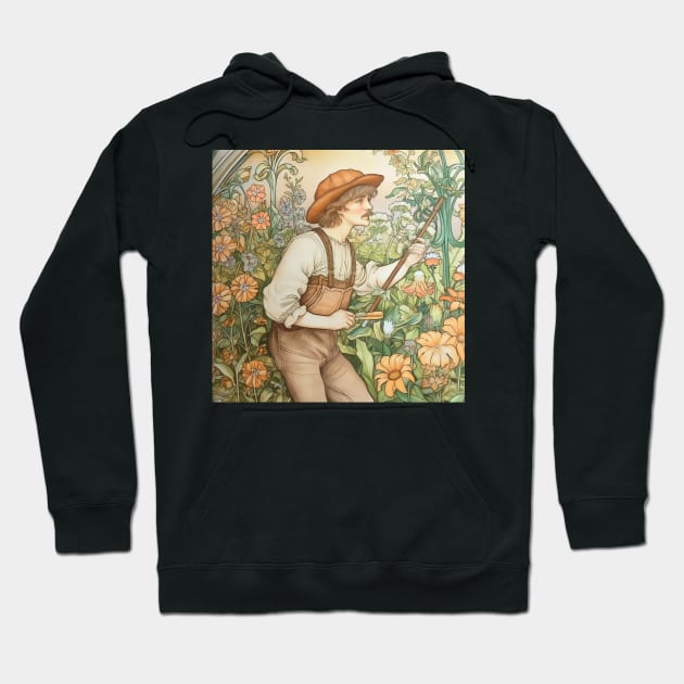 Gardener drawing Hoodie by ComicsFactory